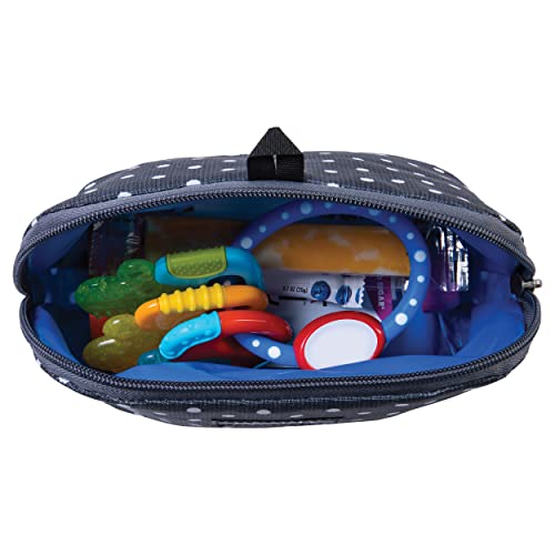 PackIt Freezable Snack Bag, Polka Dots, Built with EcoFreeze Technology, Foldable, Reusable, Zip Closure Locks in Cool Dry...