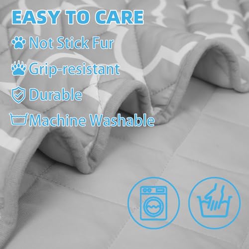 PUPTECK Dog Cooling Mat Pad for Medium Large Dogs, Cooling Blanket for Kennels Crate Floor, Dog Cat Summer Sleeping Bed Ou...