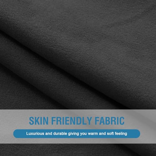 H.VERSAILTEX Fleece Couch Cushion Covers Stretch Couch Covers for 3 Cushion Couch Sofa Thick and Soft Couch Covers Washabl...
