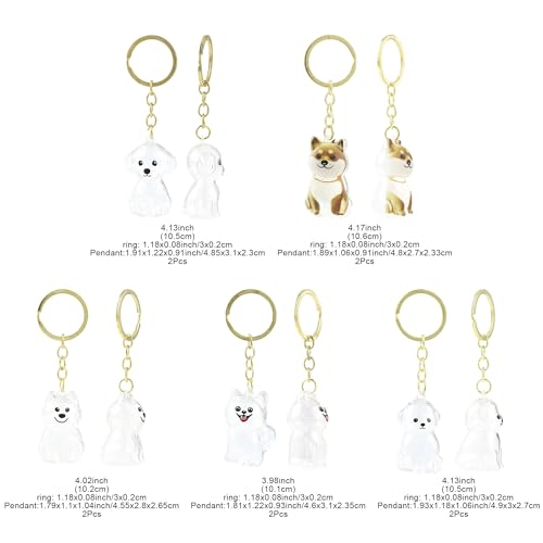 MakemadeDIY Assorted Charms Keychain Purse Accessories Handmade Charms for Women Handbags Kawaii Star Key Chain
