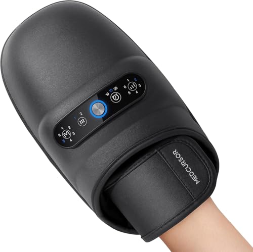 Medcursor Hand Massager - Hand Massager with Heat and Compression for Carpal Tunnel and Stiff Joints, Pain Relief from Wri...