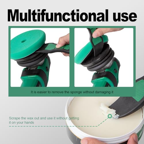 BATOCA Foam Buffing Polishing Pad Conditioning Brush, Cleaning Recondition Spur Tool for Woolen, Microfiber Polishing Comp...