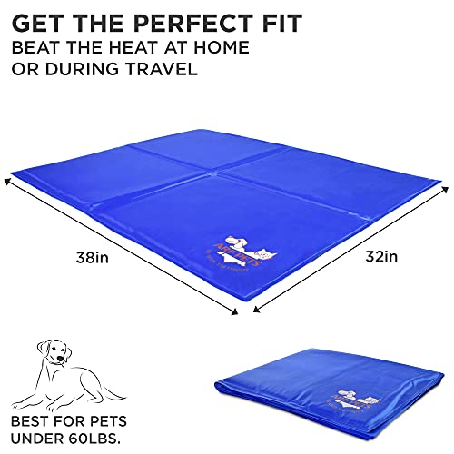 Arf Pets Pet Dog Self Cooling Mat Pad for Kennels, Crates and Beds 31 X 37