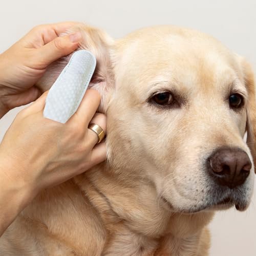 Paw Science Dog Ear Cleaner Wipes – Finger Wipes for Dogs & Cats – Cleaning, Soothing, & Deodorizing Itchy Ears – Pet Ear ...