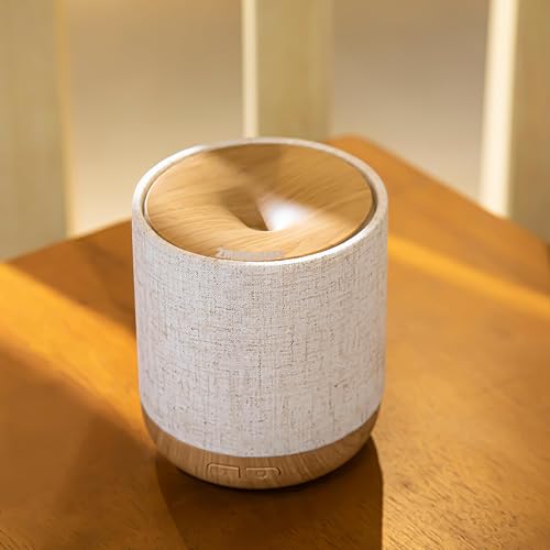ZmarKraft Essential Oil Diffuser 200ml with Fabric Cover and Night Lamp | Ultrasonic Aroma Diffuser | Humidifier w Lights...