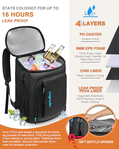 Capolo Cooler Backpack Insulated Waterproof for Women Men,36/45 Cans Lunch Backpack Coolers Leak Proof Soft Cooler Bag Ice...