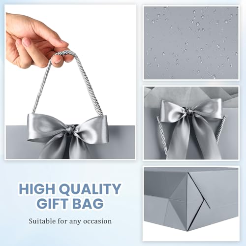 YoungTree Medium Mothers Day Gift Bag with Ribbon and Greeting Card 2 Tissue Papers, Mothers Day Bags, Paper Birthday Gift...