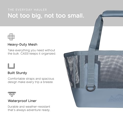 MISSION Boat Gear CASSI Heavy-Duty Outdoor Tote and Waterproof Marine-Grade Mesh Boat Bags