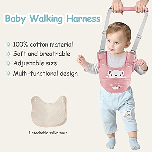 Ocanoiy Baby Walking Harness Handheld Baby Walker Assistant Belt Adjustable Toddler Infant Walker Harnesses Standing Up an...