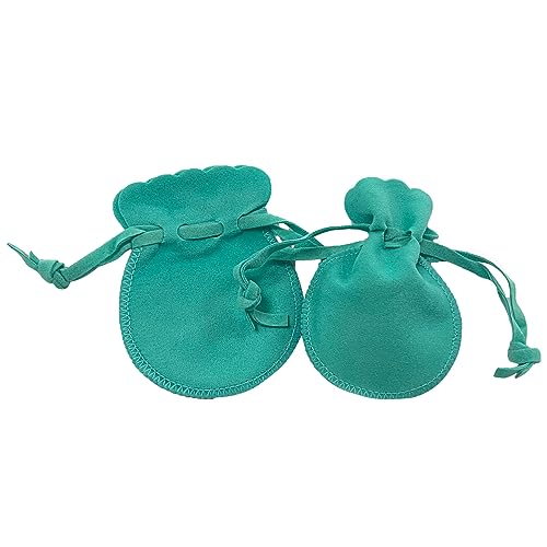 wanerxin 10pcs Mini Small Velvet Drawstring Pouches Gift Bags for Jewelry,Ring,Earrings,Earphone,Wedding Favors, Party Fav...