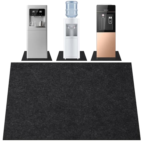 23.6x19.7 Inch Felt Water Cooler Mat,Water Cooler Mat for Hardwood Floor and Countertop Protector, Waterproof Mat for Mini...