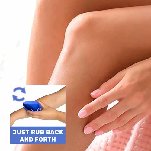 Crystal Hair Eraser for Women and Men, Reusable Crystal Hair Remover Magic Painless Exfoliation Hair Removal Tool for Smoo...