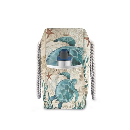 senya Large Beach Shoulder Bags Canvas Tote Water Resistant for Gym Travel Daily