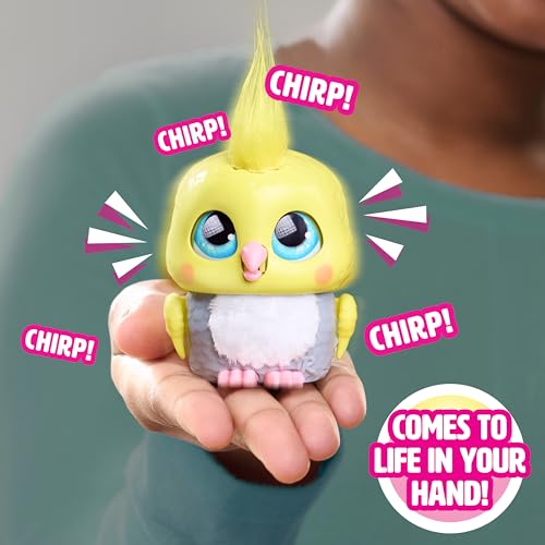 FurReal Handfuls Chirps The Cockatoo, 3.5 Inch Interactive Toy, for Boys and Girls, Ages 4 and Up, Kids Toys for Ages 4 Up...