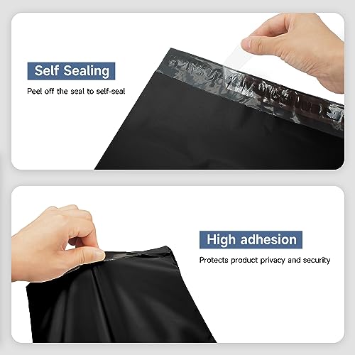 KKBESTPACK 100 Large Poly Mailers 10x13 Shipping Bags for Small Business – Self Sealing Package Envelopes (10 x 13 Pack of...