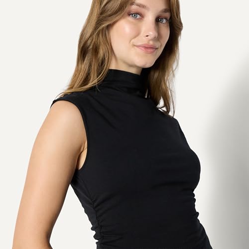Amazon Essentials Women's Slim-Fit Sleeveless High-Neck Top