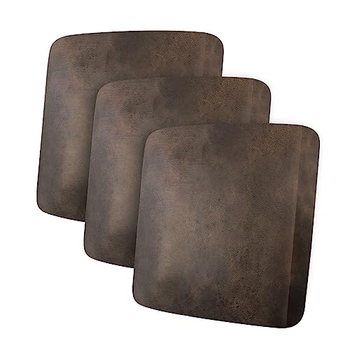 ANARACHON Leather Look Couch Cushion Covers Sofa Seat Slipcovers Sets Couches Furniture Protector for Sectional Armchair L...