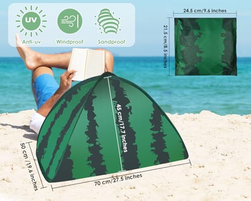 YCConcept Mini Tent for Pets Small Dog Tent for Beach Portable Pop Up Sun Shade Shelter with Phone Compartment for Puppy a...
