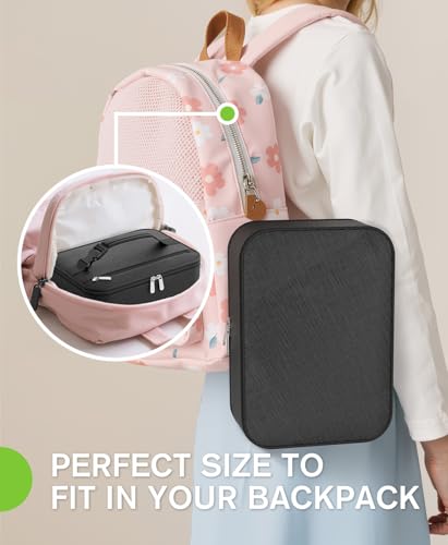 Neverwhy Small Lunch Box Insulated Lunch Bag for Women Men, Bento Kids Lunch Box, Compact Portable Thermal Meal Cooler Bag...