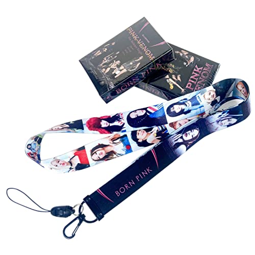 KPOPBP 159 Pcs Born Pink Album Gift Box Set Blink Fans Gift Merchandise Photocards Birthdays Party Decorations Kpop Lanyar...