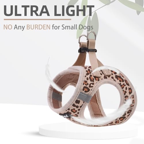 PUPTECK Dog Harness and Leash Set for Small Medium Dogs No Pull Step-in Soft Mesh Puppy Cat Vest Harnesses Reflective at N...