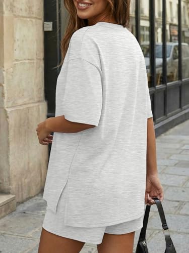 Trendy Queen 2 Piece Summer Set Oversized Top & Loose Fit Shorts with Pockets