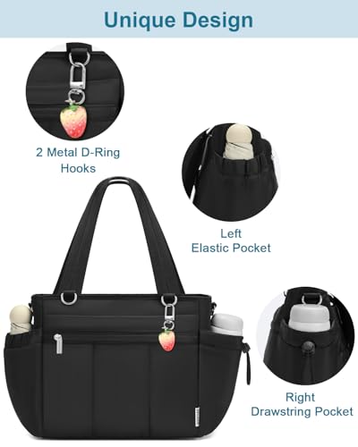 Lunch Box for Women Lunch Bag Tote - Soft Lightweight Large Lunchbox - Insulated Cooler Bag with Adjustable Shoulder Strap...