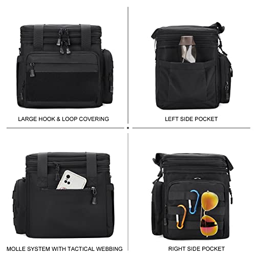 Gafetrey Tactical Lunch Box for Men, Insulated Lunch Bag Adult, Thermal Lunchbox Leakproof Waterproof Cooler Bag, Large Lu...