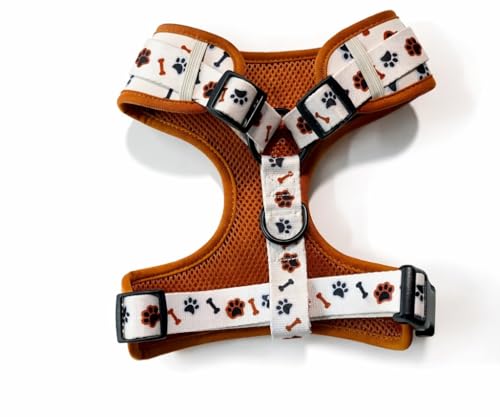 No Pull Dog Harness Set 4PCS – Adjustable Soft Vest Harness with Leash, Collar & Poop Bag Dispenser – Durable & Comfortabl...