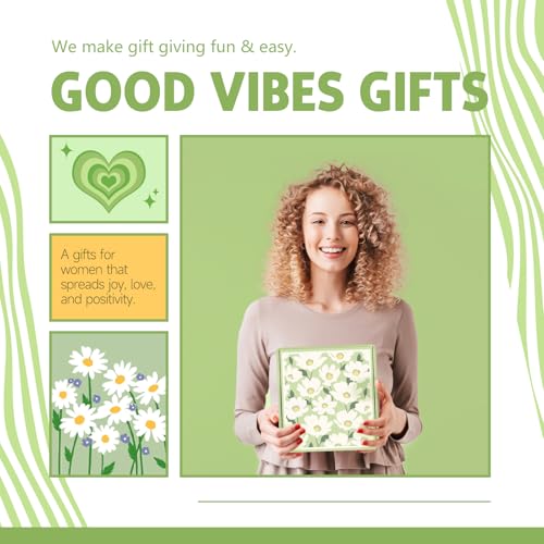 Gift Baskets for Women, 11pcs Unique Happy Birthday Gifts for Women, Best Inspirational Get Well Christmas Ideas Box w/Dai...