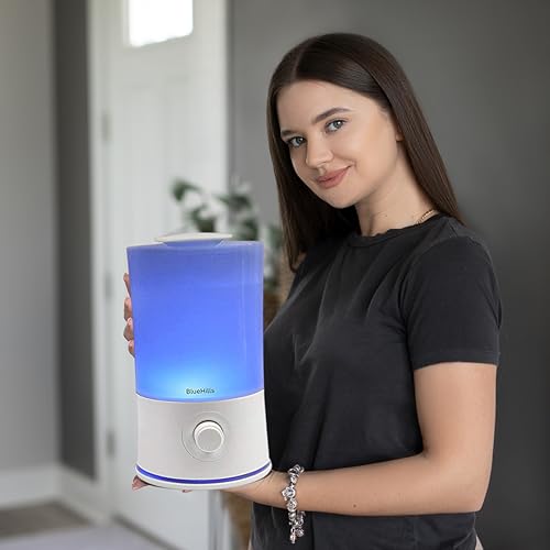 BlueHills Premium 2000 ML XL Large Essential Oil Diffuser Aromatherapy Humidifier for Large Room Home 40 Hour Run Huge Cov...