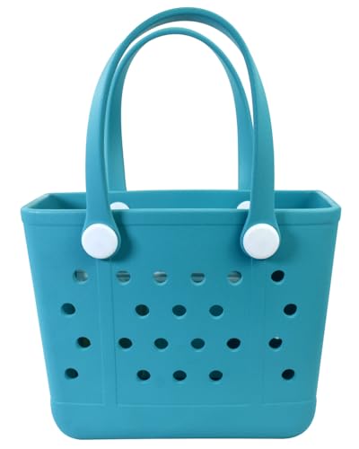 Addoklm Lightweight Extra large Rubber Beach Bag Small mini Tote Bag for Gym Waterproof medium Open Handbag for Pool Sports