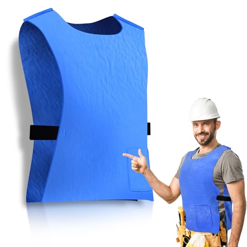 YTCYKJ Cooling Ice Vest for Men Women,Adjustable Evaporative Cooling Vest for Hot Weather,230g Lightweight, Reusable, No I...