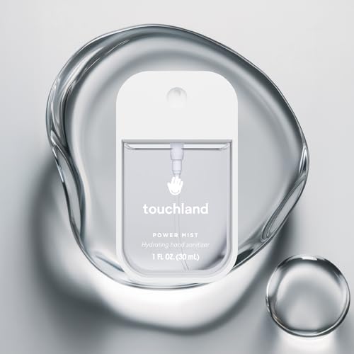 Touchland Hydrating Hand Sanitizer Spray – Dye Free Trio Set (Rainwater, Unscented, Beach Coco) – 3 x 1 FL OZ Mini Travel ...