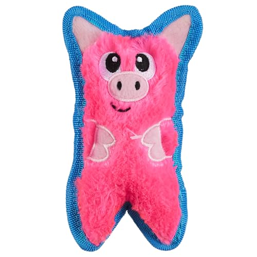 Outward Hound Durablez Minis – Squeaky Plush Dog Toy, No Stuffing for Less Mess, Interactive & Tough, Jumbo Squeaker, Pupp...