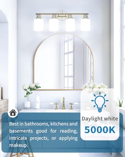 TJOY 6 Pack LED Light Bulbs, 100 Watt Equivalent A19 Lightbulbs, 15W 5000K Daylight White, Bright Energy Efficient LED Bul...