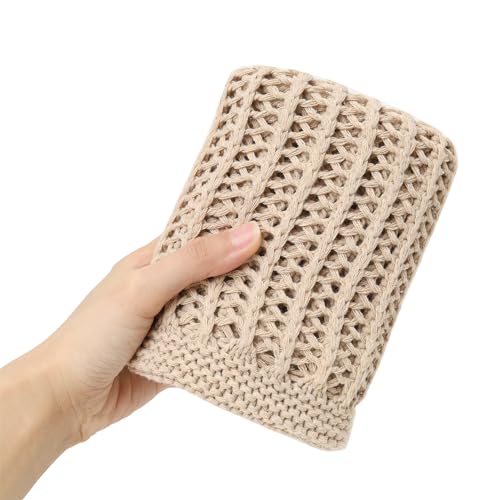 Gaudiwel Knitted Shoulder Tote Bag Large Crochet Beach Bag Hobo Bag Aesthetic Tote Handbags for Women