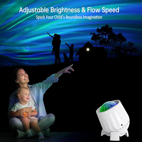Twelvetooo Northern Lights Projector, Galaxy Projector Night Light with Remote Control& Timer Function, Sleep Aid, Aurora ...
