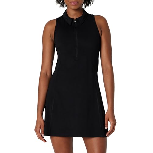 Amazon Essentials Women's Formflex Polo Tennis Dress with Built-in Shorts