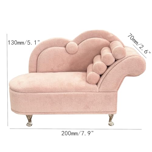 DD-life Openable Sofa Jewelry Box Couch Jewelry Box,Miniature Sofa Velvet Chair Earrings Necklace Bracelet Storage Box, Gi...