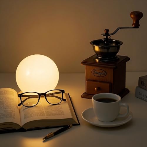 COPU LED Ball Light, 6-inch Glowing Orb Light, Rechargeable Globe Lamp, Dimmable Mood Lights W/Remote, Waterproof Ambient ...