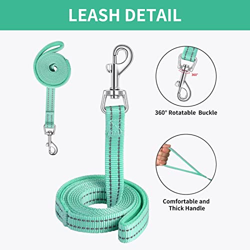 AMTOR Small Dog Harness with Leash Set, No Escape Easy Walk Puppy Harnesses for Training Walking, Step-in Reflective Soft ...