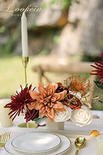 Lookein Artificial Flowers for DIY Wedding Decoration Bridal Bouquet Table Centerpieces Flower Garland Arch Flower Decorat...