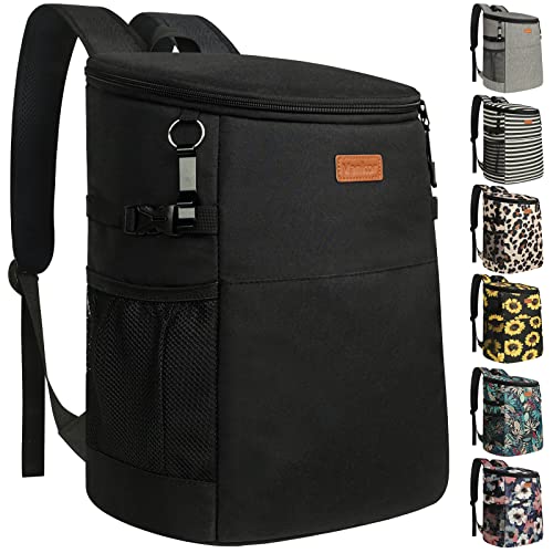Camping Cooler Backpack 30 45 Cans, Soft Backpack Coolers Insulated Leak Proof Travel Cooler Bag Waterproof Lunch Picnic B...