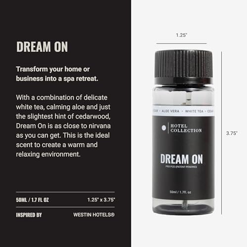 Hotel Collection Diffuser Oil-Dream On Pro-Pod-Aromatherapy Essential Fragrance-Luxury Hotel Inspired-White Tea, Cedarwood...