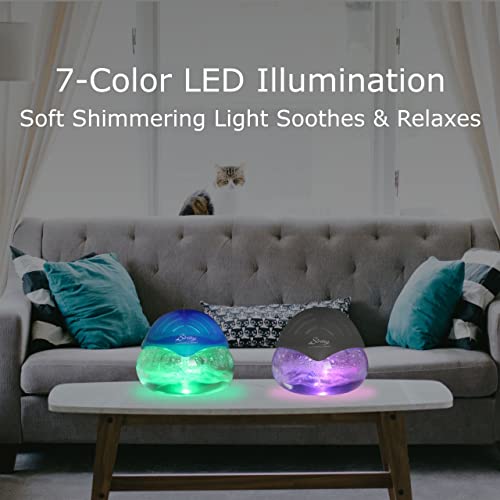 Sirena Twister Air Purifier (Black) - Water Filter Air Washer For Home and Office - Essential Oil Aroma Diffuser With LED ...