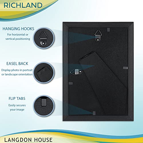 Langdon House 4x6 Silver Picture Frame - Distinguished Edging for Classic Style - Richland Collection