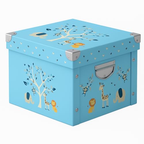GroWings Baby Keepsake Box - Large Memory Storage for Newborns, Suitable for Boys and Girls, Strong, Durable, and Collapsi...