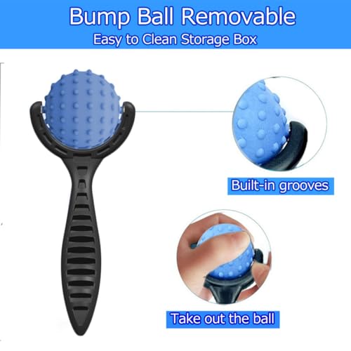 Everjoys Massage Ball Roller Set– Ice Cold and Hot for Deep Tissue and Sore Muscle Relief of Stiffness and Stress, Body, N...