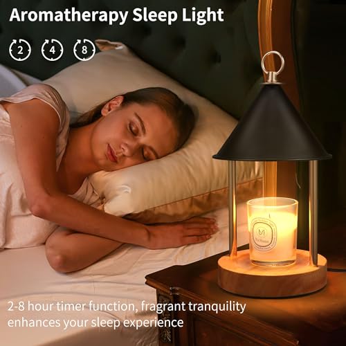 OGACFO Candle Warmer Lamp with Timer and Dimmable, Birthday Gifts Women Mom, Flameless Wax Warmer with Anti-Scald Bi Metal...